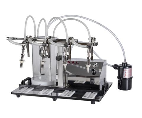 Filling unit Enolmaster with 2-nozzles oil/vinegar/wine