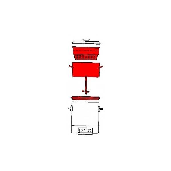Combi juice extractor for canning pot-pasteur Kochstar