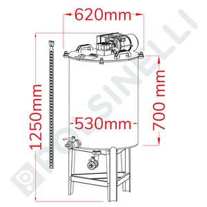 Segamismahuti 150L inverteriga