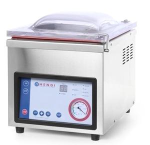 Vakuuminė kamerinio pakavimo mašina Hendi Profi Line sandarinimo juosta 350mm 230V/750W 450x555x(H)480mm