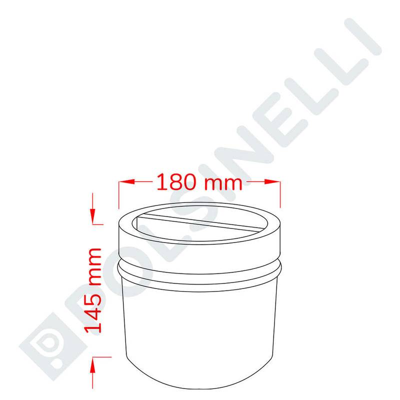 Klaaspurk 2,5L – keeratava kaanega (6 tk)