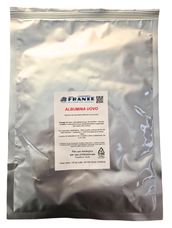 Skaidrinātājs albumīns 100g Chimica Franke. Lietot līdz 03.06.2026