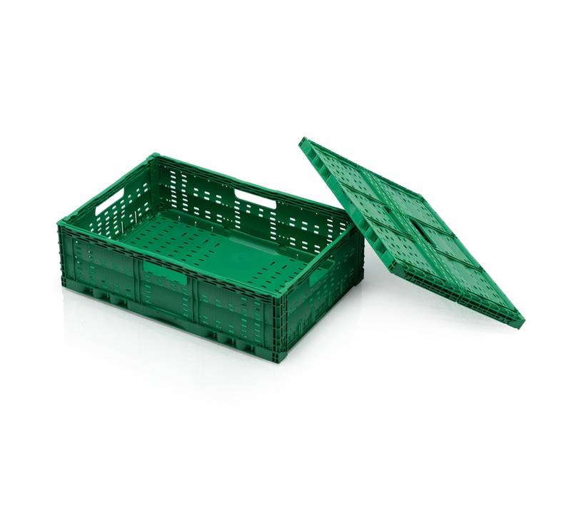 Berry box 60x40x22cm Perfo folding green