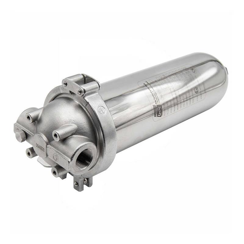Filter housing 10" for liquids stainless