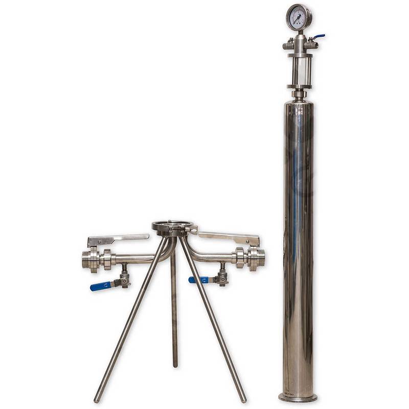 Filter housing 30" for liquids stainless