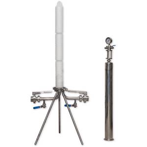 Filter housing 30" for liquids stainless