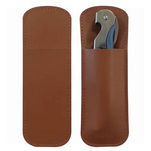 Corkscrew Pulltap's Colour blue with leather case