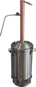 AlcoEngine Gen2 Still copper reflux column, quick disconnects