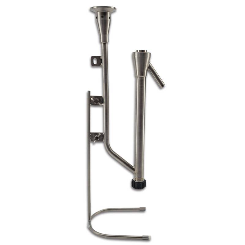 Papagei verstellbar für Destillation 1.5" TC PolyPhoenix Edelstahl
