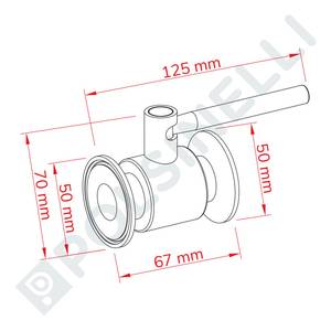 Kuulkraan 1" DN20 roostevaba teras