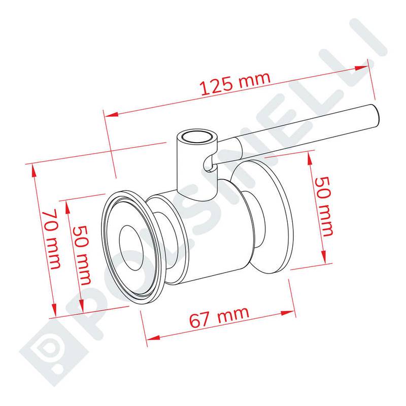 Kuulkraan 1" DN20 roostevaba teras