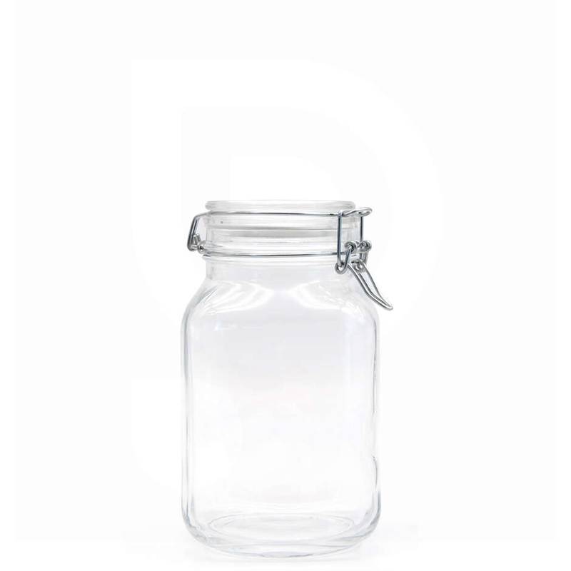 Airtight glass jar Fido 1L – set of 6
