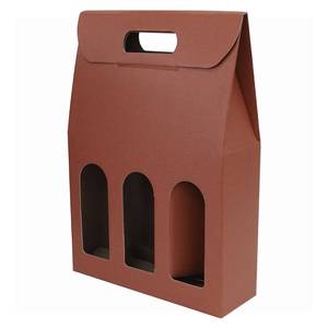 Presentkartong (10st) Earth Corten för 3 flaskor vin