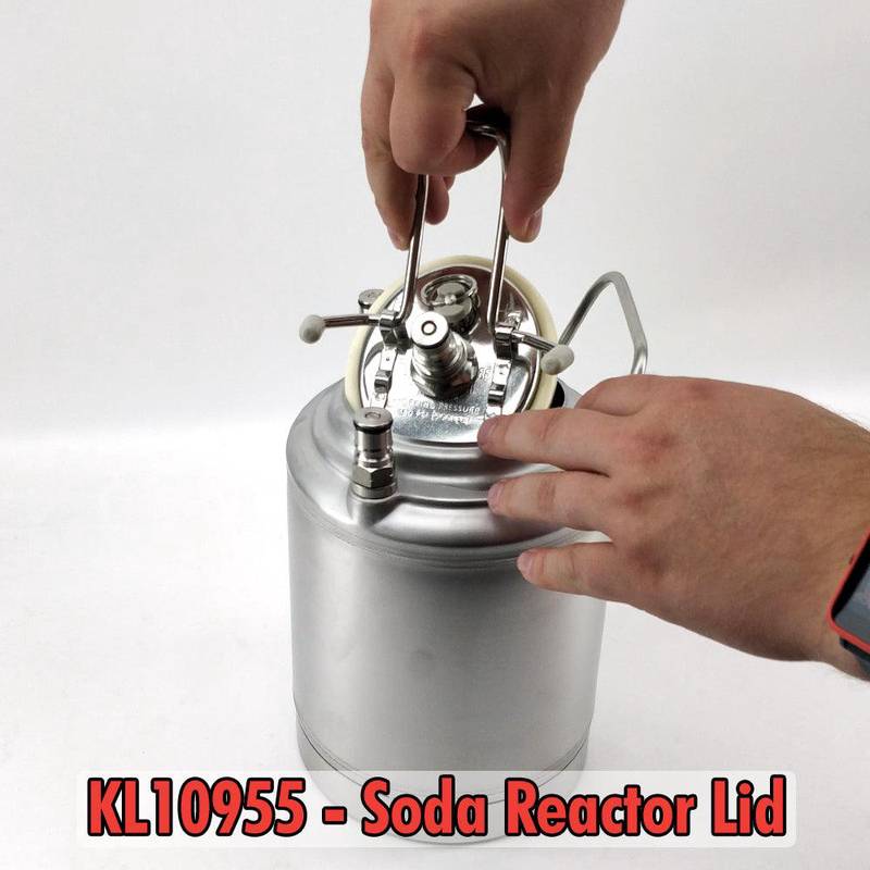 Säiliö 2L Ball Lock ruostumaton teräs