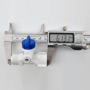 Venttiili suodatusjärjestelmälle DuoTight 6,35 mm (1/4") ulko-sisäkierre