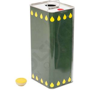 5L olive oil tin can with red breather cap (288 pieces)