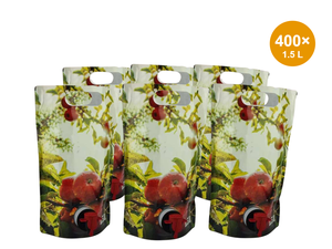 Pussi 1,5L seisova yleismalli 400pcs