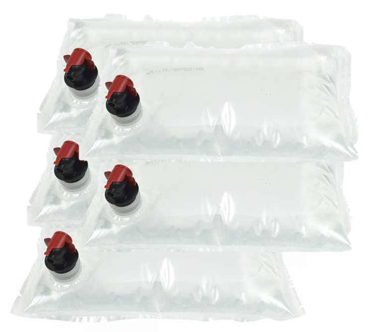 Säilytyspussi 3L transparent ja corner venttiili 200pcs