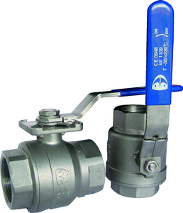 Kuulkraan 1/2" roostevaba AISI 304