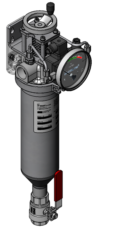 Self-cleaning semi-automatic filter FUC10 3.5m3/h 35-3000μm