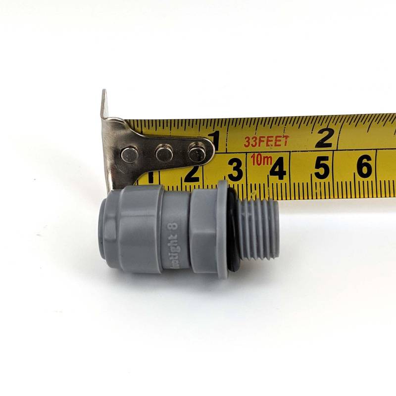 Kiirühendus 8mm (5/16") DuoTight sisekeere x 1/4" BSP väliskeere