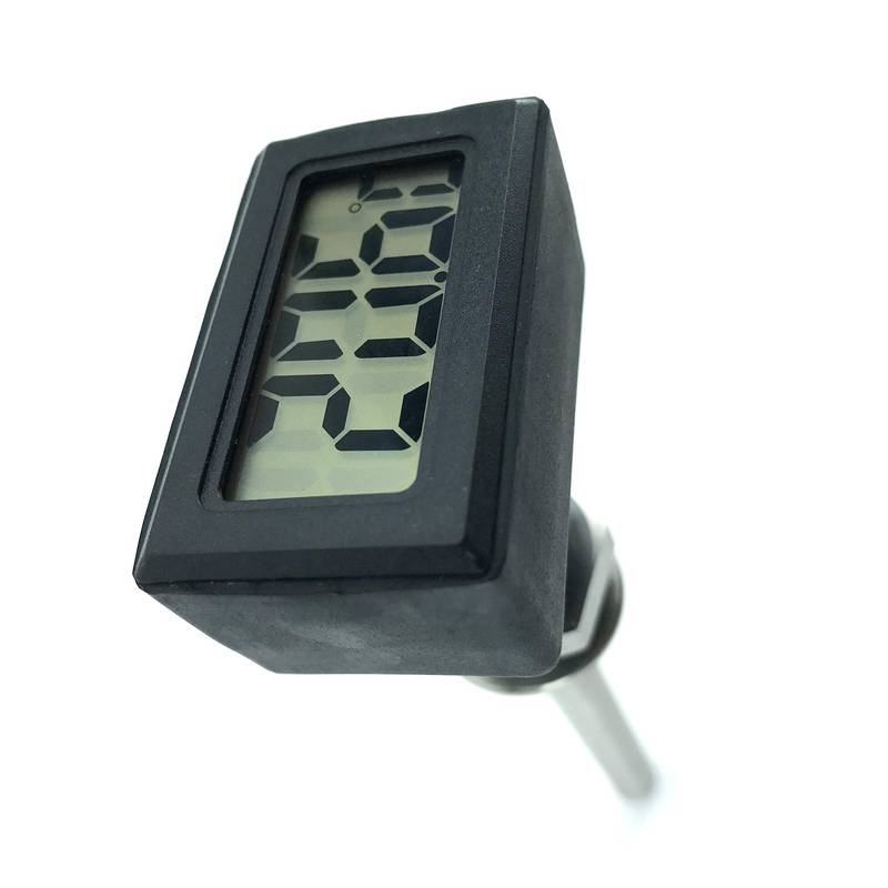 Termometer -50°C...+110°C digital med prob silikonhölje