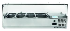Display Case, Pizza, Refrigerated, Static (FORCOLD) 1200x395mm G-VRX1200-380