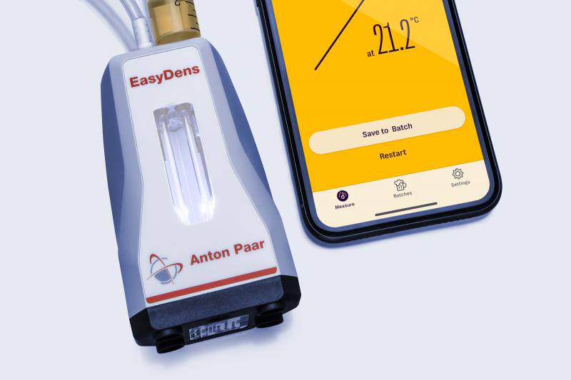 Alkoholmätningsset Anton Paar EasyDens + SmartRef öl vin cider