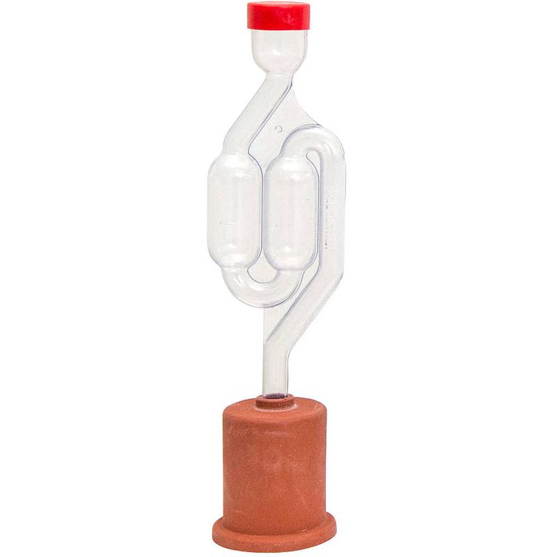 Airlock 2-bubble with rubber cap ∅35mm