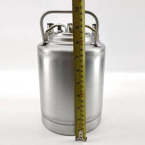 Säiliö 2L Ball Lock ruostumaton teräs