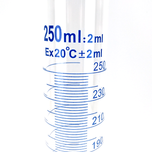 Mätcylinder 250ml glas med skala