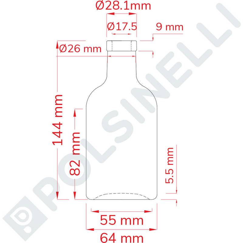 Klaaspudel Oblò 200ml 24tk
