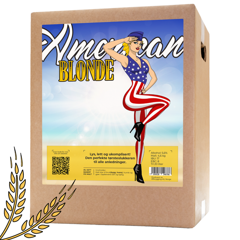 Alus komplekts American Blonde pilngraudu