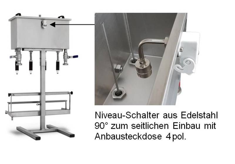 Niveauschalter Edelstahl für GG Erhitzungsanlage