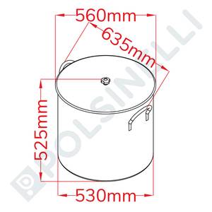 Kessel 100L Edelstahl