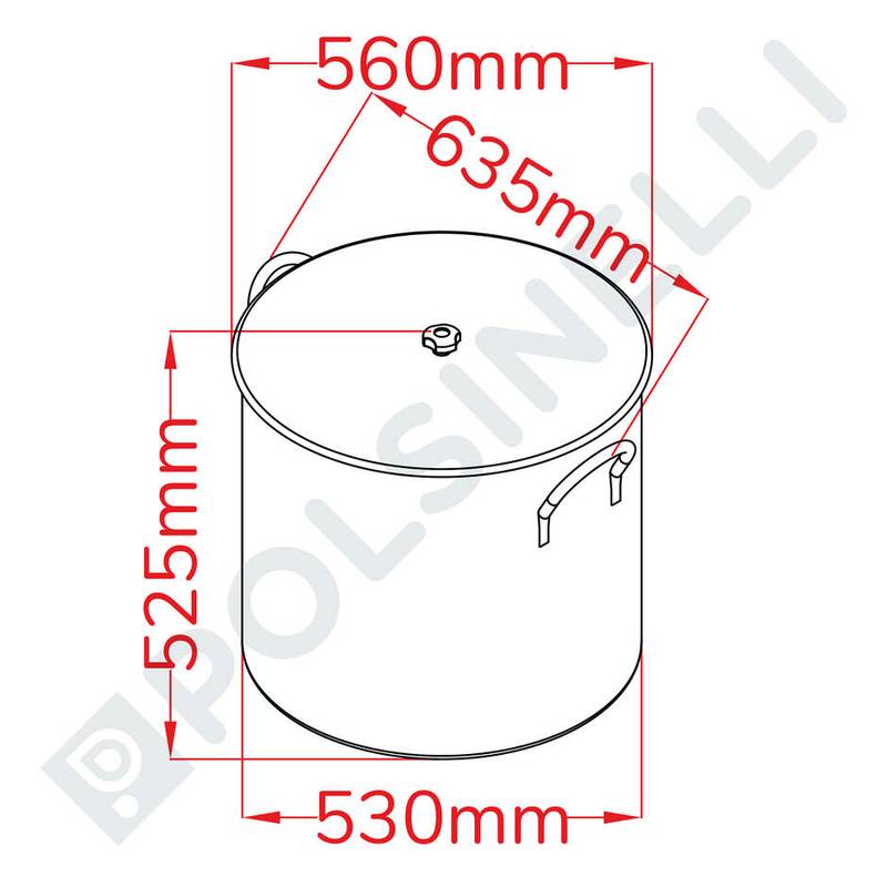 Kessel 100L Edelstahl