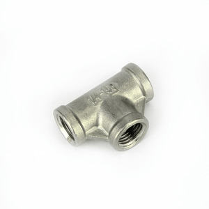 Trikojis 1/4" BSP lygus nerūdijantis plienas