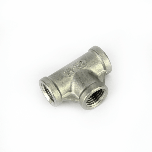 Trikojis 1/4" BSP lygus nerūdijantis plienas
