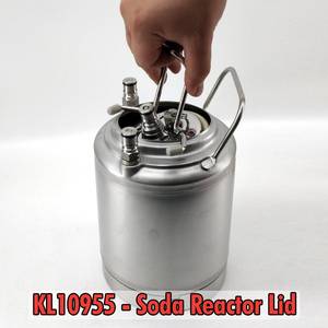 Säiliö 2L Ball Lock ruostumaton teräs