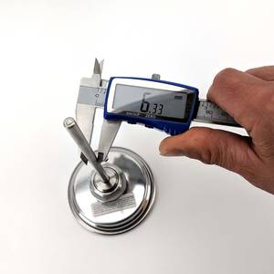 Termomeeter 3" sihikuga pikk vars 132mm roostevaba teras