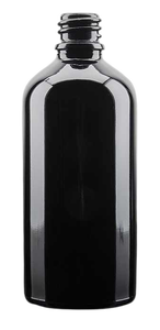 Klaaspudel Apteek 100ml violetne