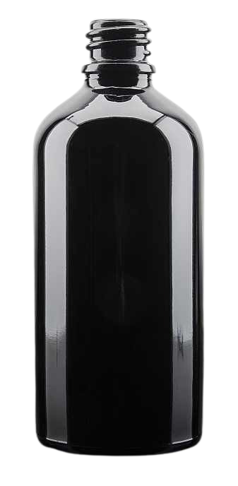 Klaaspudel Apteek 100ml violetne
