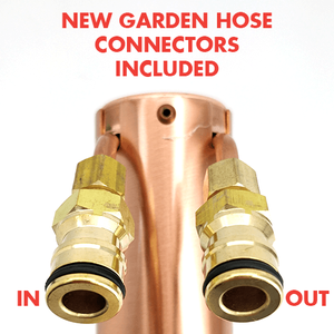 AlcoEngine Gen2 Still copper reflux column, quick disconnects