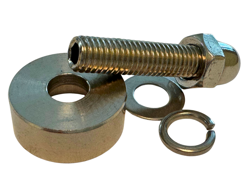 Trupintuvo M50 variklio ašmenų diskų jungčių rinkinys (varžtas + metalinė poveržlė)