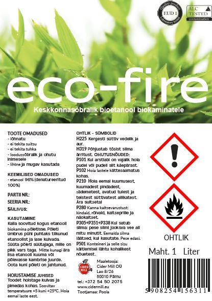 Bioethanol Eco-Fire 1L