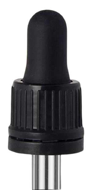 Korkpipette für 50-ml-Flasche mit schwarzem Ring