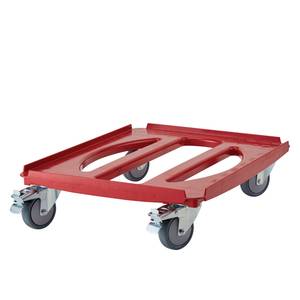 Cart Camdolly 710x510x(H)167mm Cambro for Cam GoBox 4060 insulated carriers red
