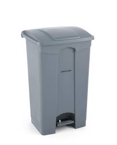 Pedāļa atkritumu tvertne 68L 490x410x660mm AmerBox gaiši pelēka