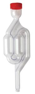 Airlock bubbler model with cap