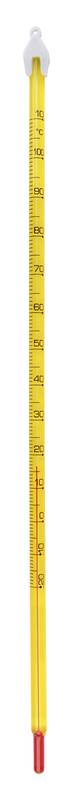 Termometer alkohol -20 till 100°C gul